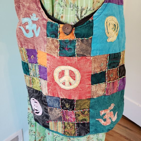 Cute Fabric bohemian bag, NWOT. - Picture 6 of 14